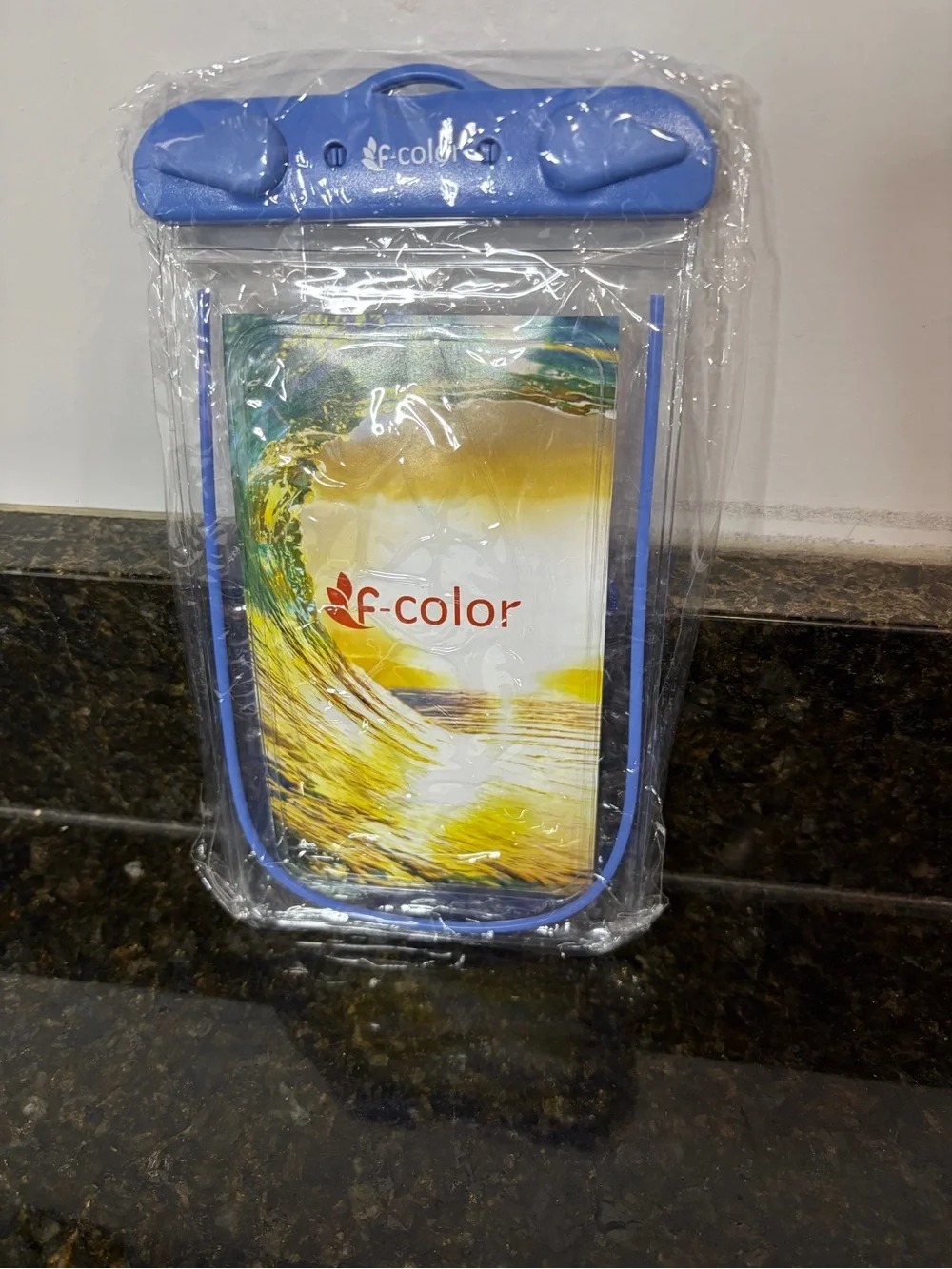 F-COLOR NIP Blue Waterproof Universal Phone Pouch